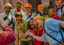 India Tour with Colorful Holi